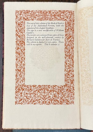 The Book of Ruth; Translated Out of the original tongues: and with the former TRANSLATIONS diligently compared and revised by HIS MAJESTY'S special command.
