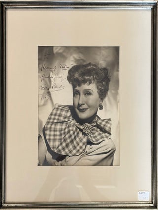 Item #328793 Inscribed Portrait Photograph of Billie Burke. Billie BURKE