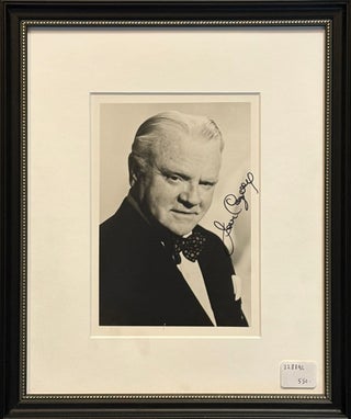 Item #328892 Autograped Photograph of James Cagney. James CAGNEY