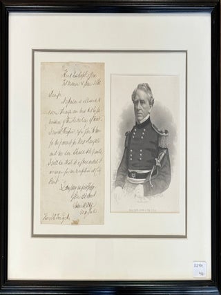 Item #328939 Autographed Letter from John A. Dix. John Adams DIX