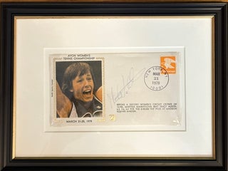 Item #329156 First Day Cover Signed by Martina Navratolova. Martina NAVRATILOVA