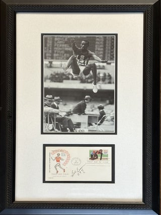 Item #329164 Signed First Day Card. Bob BEAMON