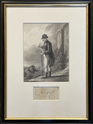 Item #329220 Signed Card. King George III