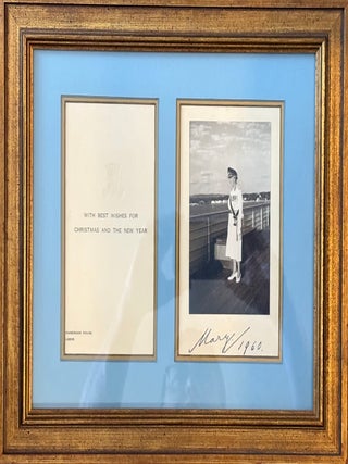 Item #329233 Signed Photograph. Royal, Countess of Harewood