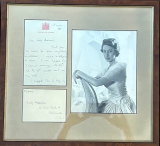 Item #329241 Autographed Letter Signed. Princess Margaret, Countess of Snowdon