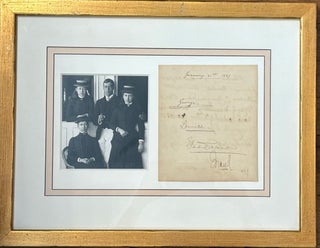 Item #329245 Signatures - Children of King Edward VII. King George V., As Prince