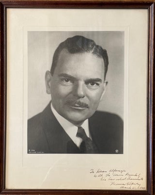 Item #329260 Signed Picture. Thomas DEWEY