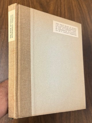Item #329279 The Book of Genesis, Now Printed in the Authorized Edition. BIBLE