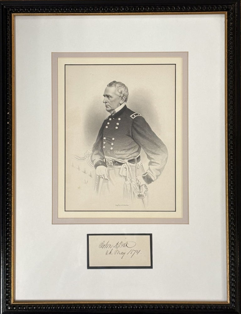 Item #329349 Signature. John DIX.