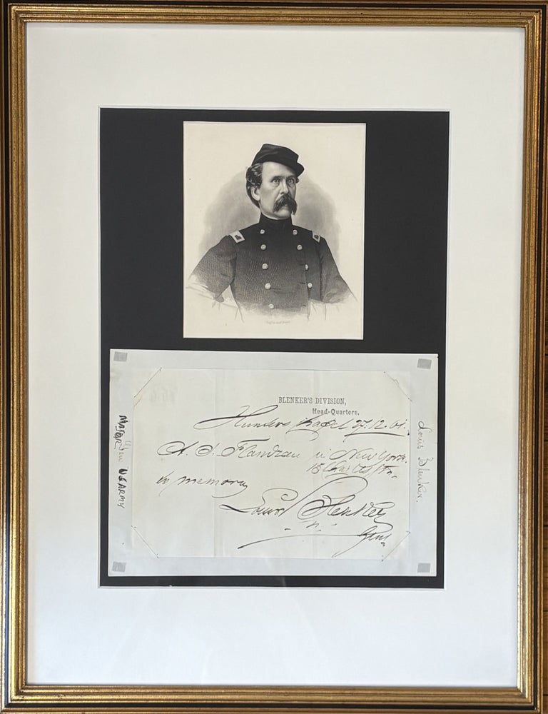 Item #329360 Signed Memo. Louis BLENKER.