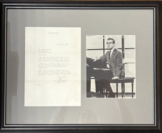 Item #329375 Signed Typed Letter. Steve ALLEN