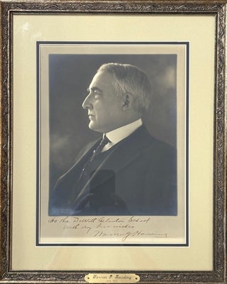 Item #329503 Signed Photograph. Warren G. HARDING