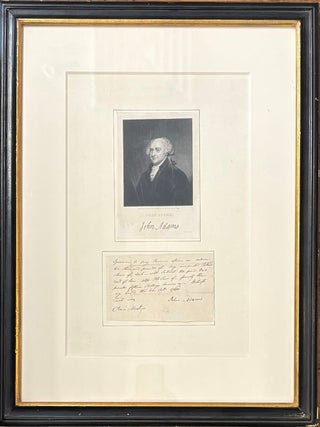 Item #329600 Autographed Document Signed - War Date Promissory Note. John ADAMS