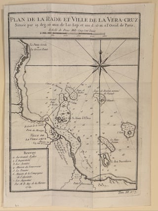 Item #329653 Plan de la Rade et Ville de la Vera-cruz; Situee par 19.deg.10.min. de Lat. Sep. et...