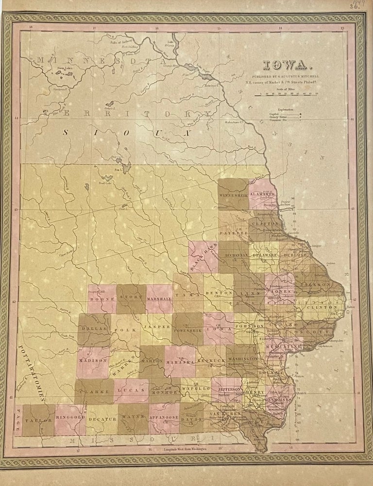 Item #329659 Iowa. Samuel Augustus Sr MITCHELL.
