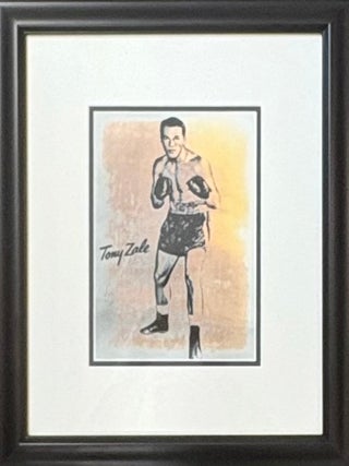 Item #329752 Signed Print. Tony ZALE