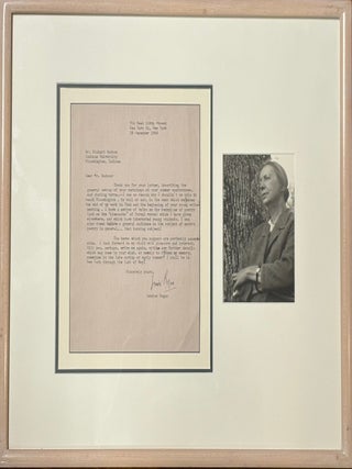 Item #329866 Typed Letter Signed. Louise BOGAN