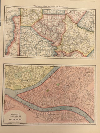 Item #329946 Township Map, Vicinity of Pittsburg. Main Portion of Pittsburg and Allegheny. RAND...