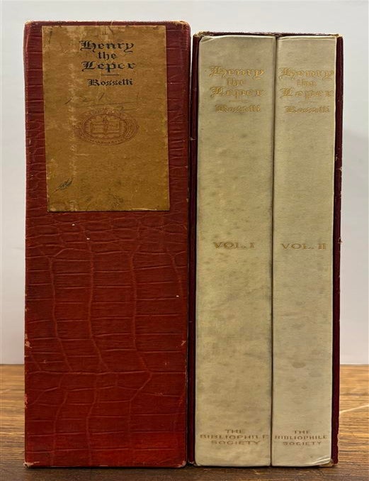 Item #330039 Henry the Leper (Der Arme Heinrich). Hartmann VON AUE, Dante Gabriel ROSSETTI.