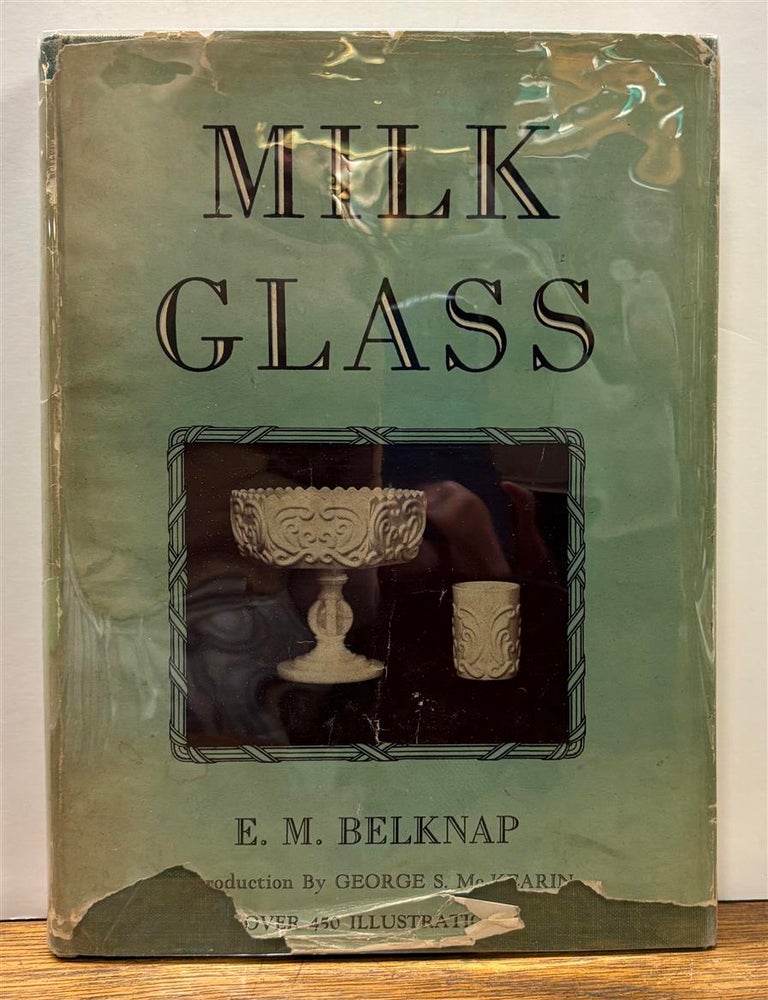 Item #330081 Milk Glass. E. McCamly BELKNAP.
