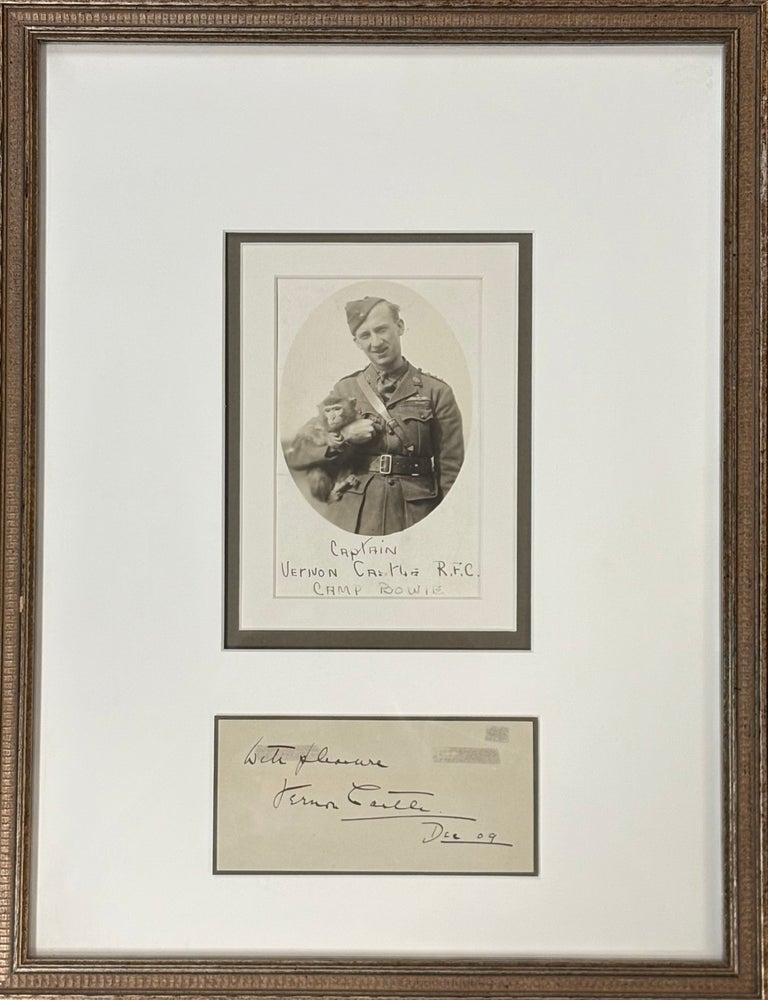 Item #330341 Clipped Autograph. Vernon CASTLE.