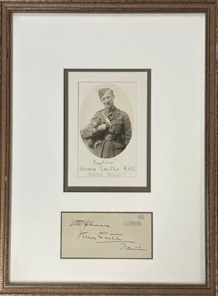 Item #330341 Clipped Autograph. Vernon CASTLE