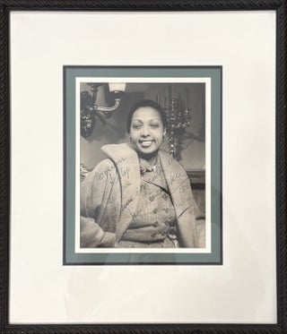 Item #330416 Signed Photograph. Josephine BAKER