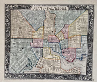 Item #330433 Plan of Baltimore. Samuel Augustus MITCHELL Jr
