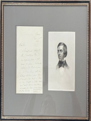 Item #330470 Autographed Letter Signed. Oliver Wendall Sr HOLMES