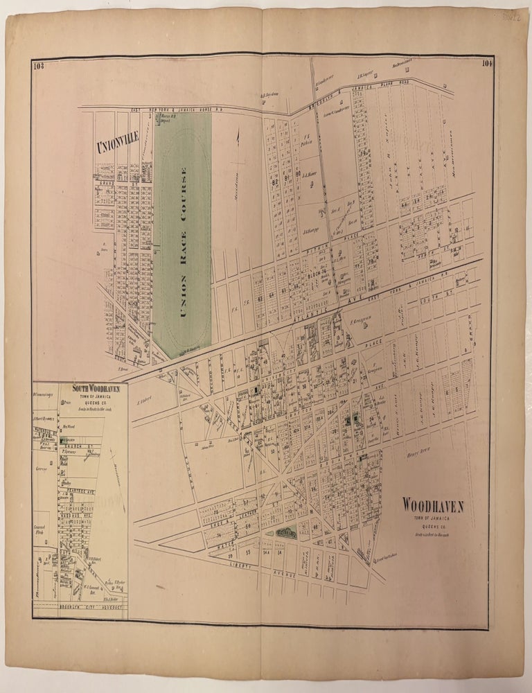 Item #330622 Woodhaven; Town of Jamaica / Queens Co. Frederick W. BEERS.