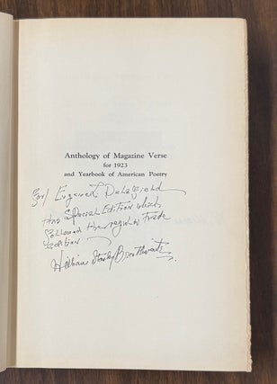 Anthology of Magazine Verse for 1923 and Yearbook of American Poetry