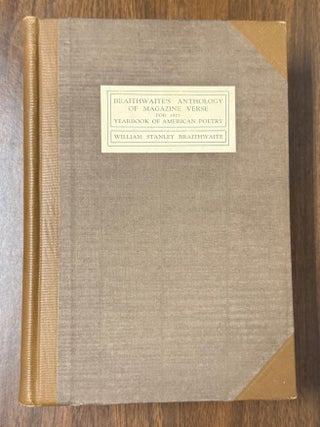 Anthology of Magazine Verse for 1923 and Yearbook of American Poetry