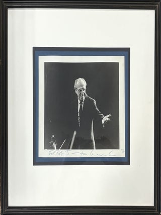 Item #330711 Signed Photograph. Aaron COPLAND