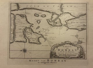 Item #330801 Carte de Bombay et ses Environs; Kaart van Bombay en omleggende Plaatzen. Jacques...