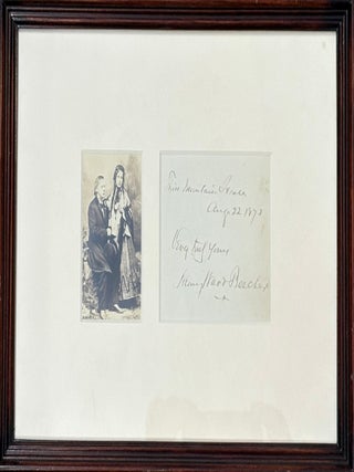 Item #330904 Signature and Salutation. Henry Ward BEECHER