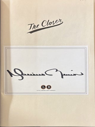 The Closer: My Story