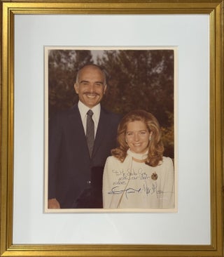 Item #331059 Signed Photograph. of Jordan KING HUSSEIN, NOOR AL HUSSEIN