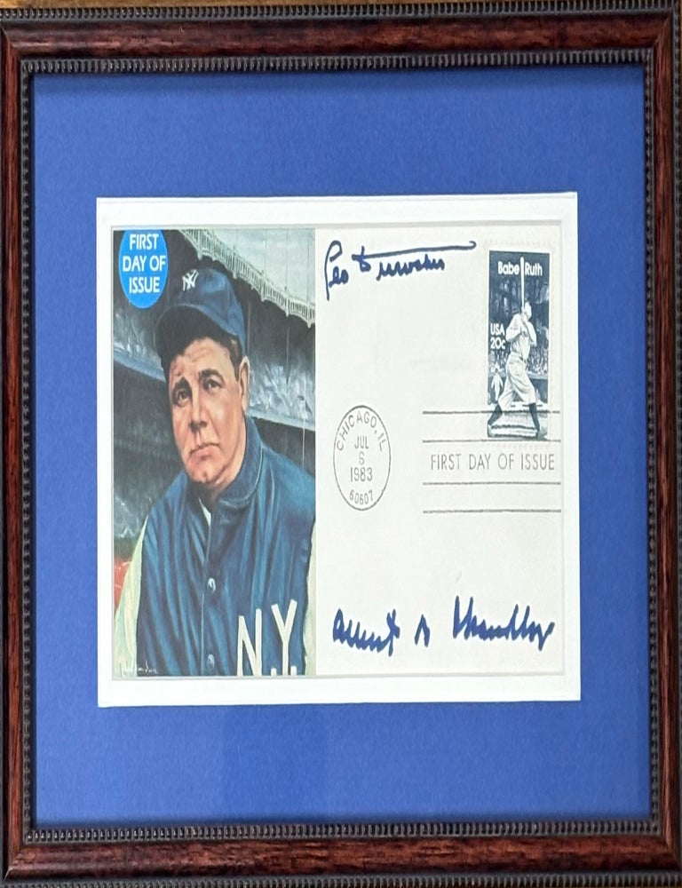 Item #331061 First Day Cover Signed. Leo DUROCHER.