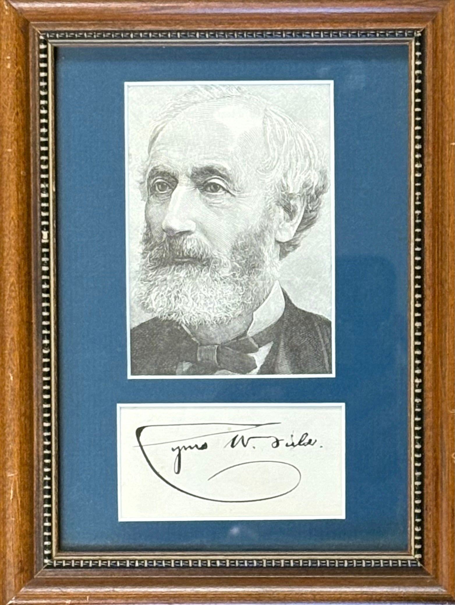 Signed Card | Cyrus W. FIELD