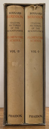 Item #331137 Italian Pictures of the Renaissance: The Florentine School. A List of the Principal...