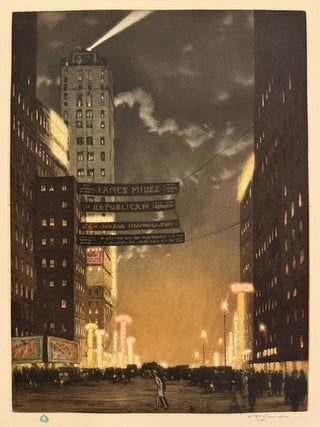 Item #331161 New York at Night. Tavik Frantisek SIMON