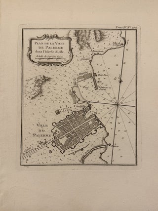 Item #331174 Plan de la Ville de Palerme dans l'Isle de Sicile. Jacques Nicolas BELLIN