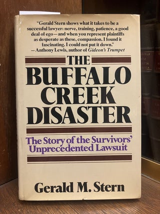 Item #331416 The Buffalo Creek Disaster: The Story of the Survivors' Unprecedented Lawsuit....