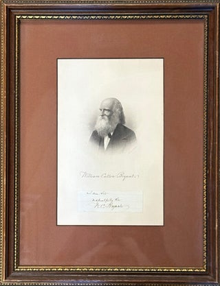 Item #331493 Clipped Signature. William Cullen BRYANT