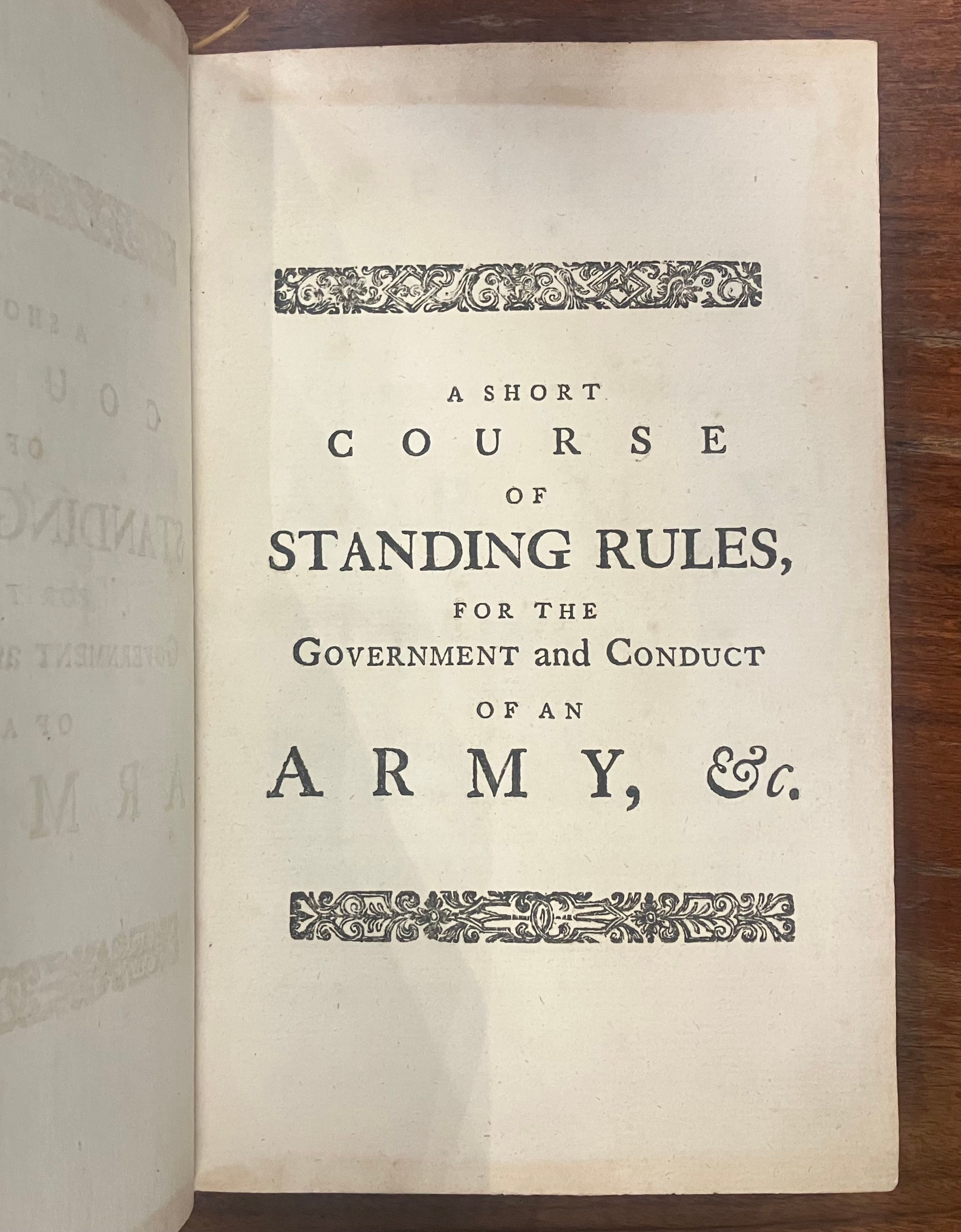 A Short Course of Standing Rules, for the Government and Conduct of an ...