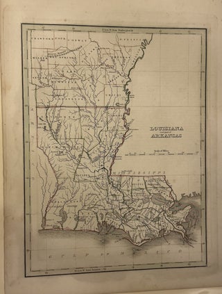Item #332129 Louisiana and part of Arkansas. Thomas Gamaliel BRADFORD
