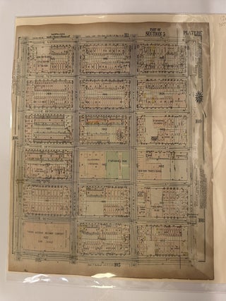 Item #332591 Plate 107 and Plate 108, Part of Section 5 [Upper East Side]. George W. BROMLEY,...