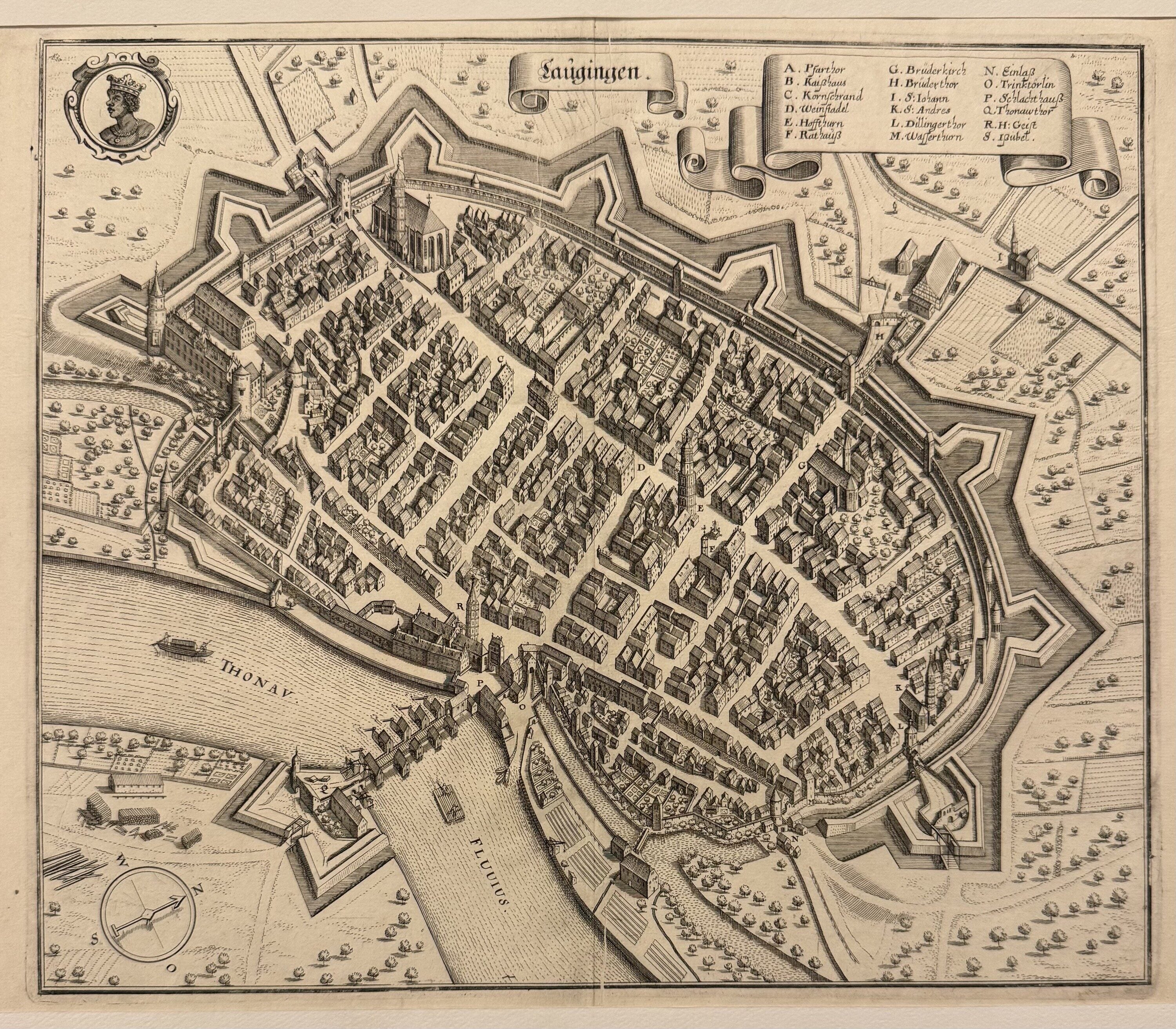 Harta Mathaus Laugingen | Matthaus MERIAN