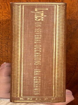 Item #332992 Lyrics on Several Occasions. Ira GERSHWIN