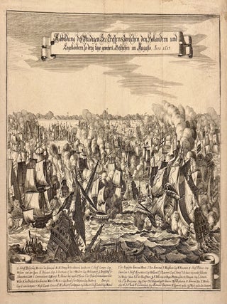 Item #333144 Abbildung der Bludigen See Treffens zwischen den Hollandern und Engellandern, so...